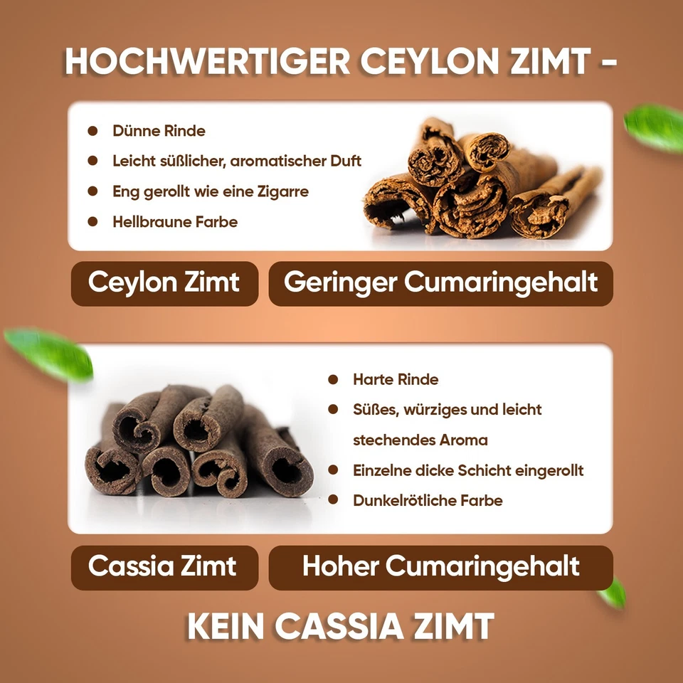 WeightWorld Zimt - 180 Bio Kapseln - Entzündung - Gewichtsmanagement - Abnehmen - Bild 3 von 4