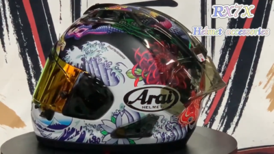 Arai rx7 ビーコム付き スポイラー付き 訳ありお得 Arai rx7 ビーコム付き スポイラー付き 訳ありお得 Arai rx7