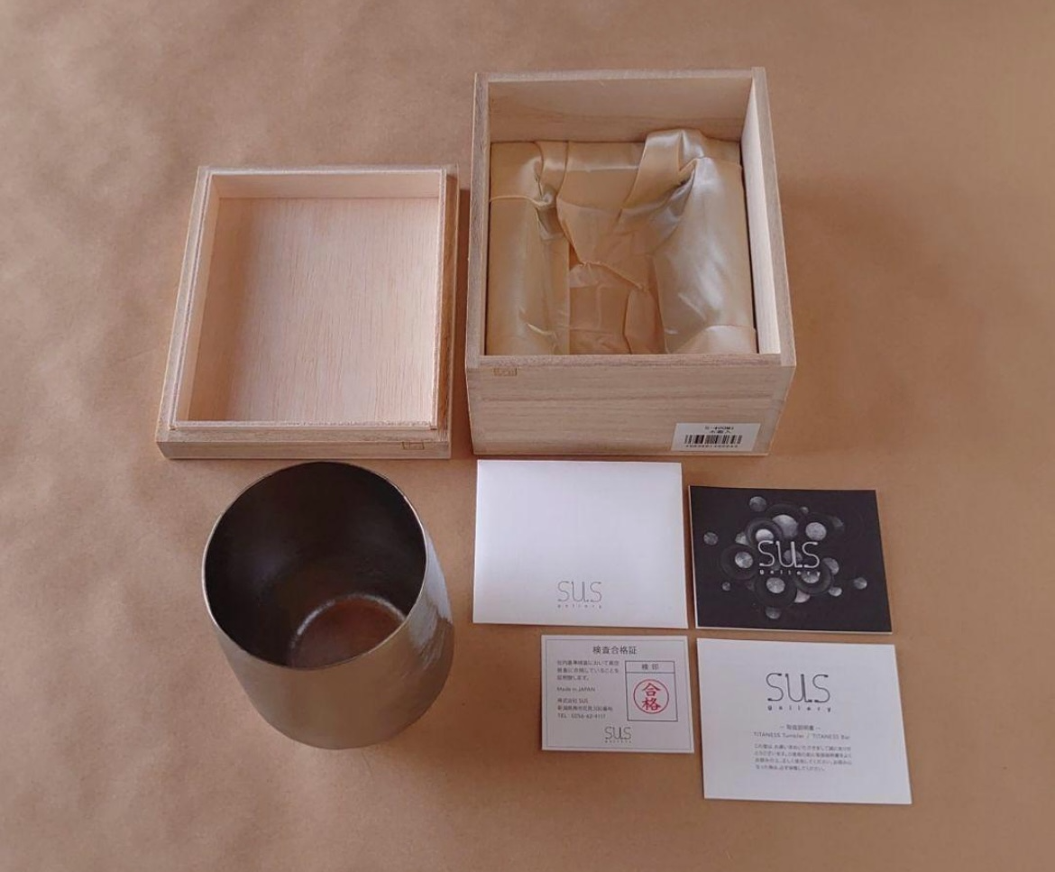 グラス・カップ・酒器 SUS gallery Tumbler 400ml Buy SUSgallery S-400Mi 400ml Japanese Handmade Titanium