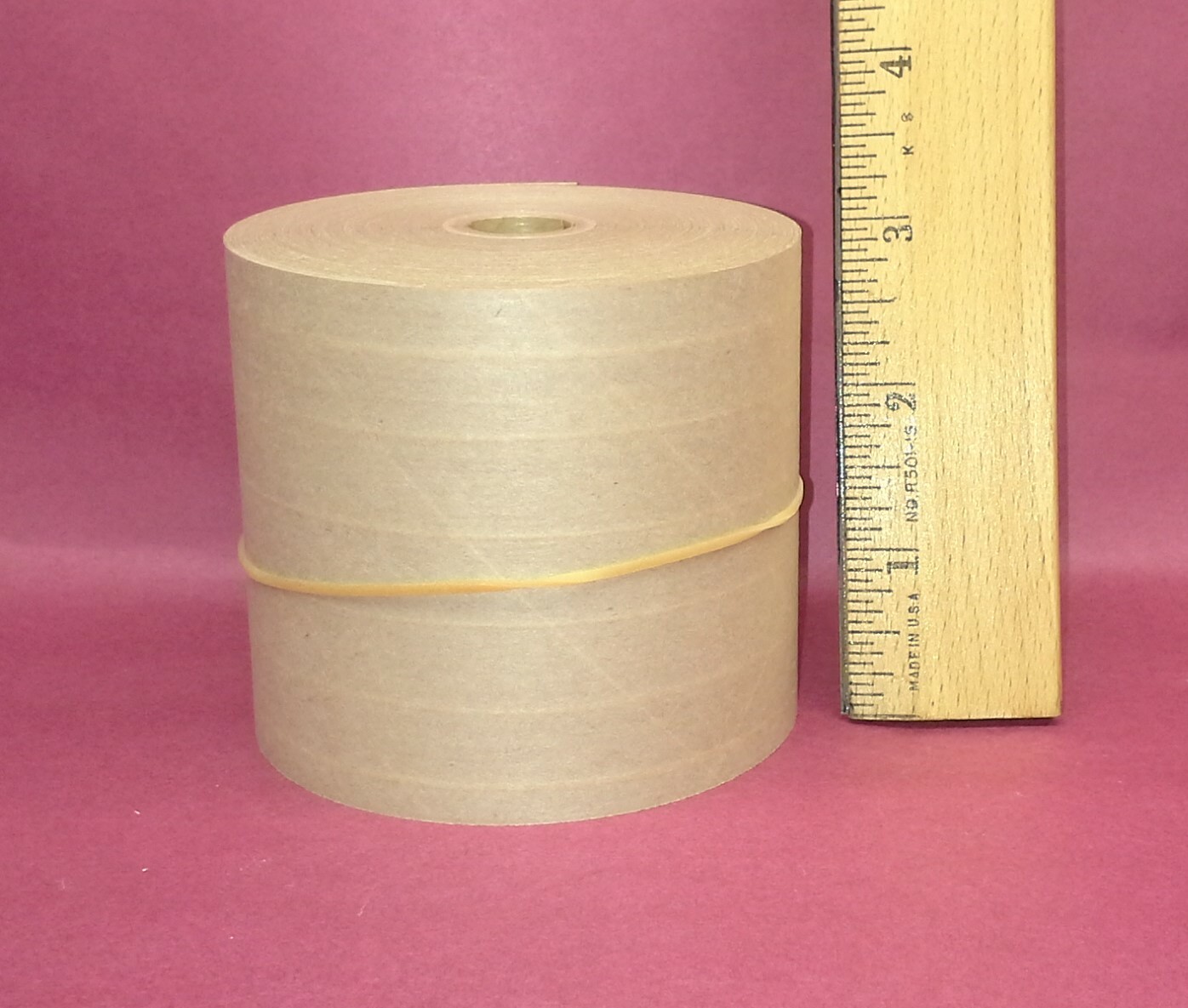 1Roll 3.00" x 150' Gummed REINFORCED PAPER TAPE Kraft, Shipping