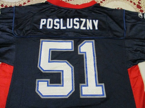 BUFFALO BILLS PAUL POSLUSZNY #51 REEBOK FOOTBALL JERSEY-YOUTH XL = ADULT SM / MD - Picture 2 of 10