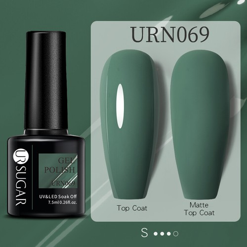 UR SUGAR 7.5ml Nail UV Gel Polish Soak off Glitter Gel Nail Polish Top Coat Gel - Imagen 57 de 106