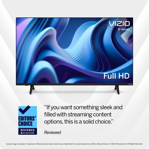 VIZIO TV 24-inch Class 1080P FHD Full-Array LED Smart TV D-Series Entertainment - Picture 11 of 12