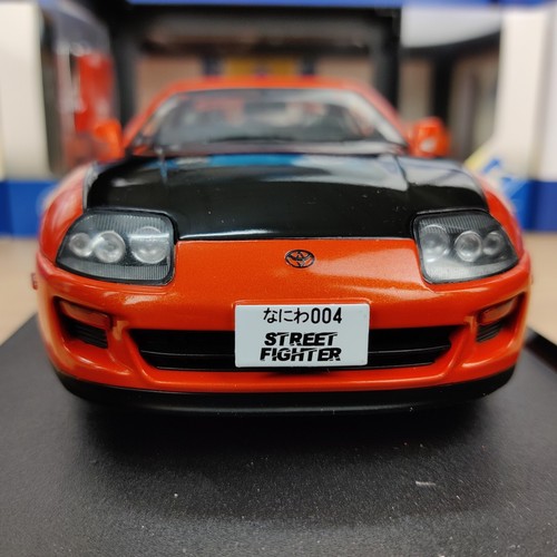 SOLIDO TOYOTA SUPRA MK4 A80 STREET FIGHTER ARANCIONE 1993 1:18 NUOVO.B S1807605 - Foto 7 di 23
