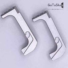 2 PK Extended Magazine Release for Glock Gen 4 Gen 5 Anodized Aluminum Silver