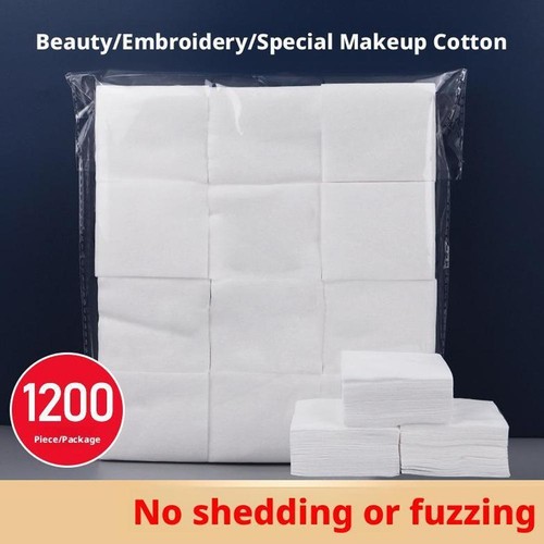 1200 PIEZAS Almohadillas Cosméticas de Algodón Desmaquillante de Una Capa Almohadillas de Algodón X4L4 A3Y3 - Imagen 14 de 15