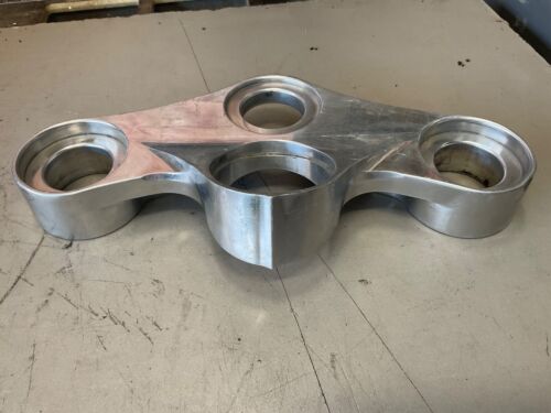 BMW Airhead R75 R90 R100 Cafe Aluminum Triple Tree Top Fork Clamp for 36mm Tubes - Picture 4 of 4