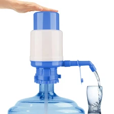 5 Gallon Bottled Drinking Water Manual Hand Press Pump Dispenser Home Office