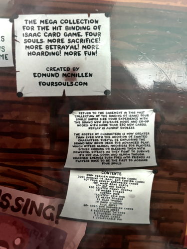 SEALED Binding of Isaac: Four Souls Requiem Ultimate Collector's Box Kickstarter - Picture 4 of 10