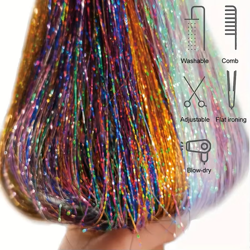 2-8 X Extension Capelli Lunghi Clip In Evidenzia Strisce Lisce o Ricci + Omaggio 📦 - Foto 55 di 255