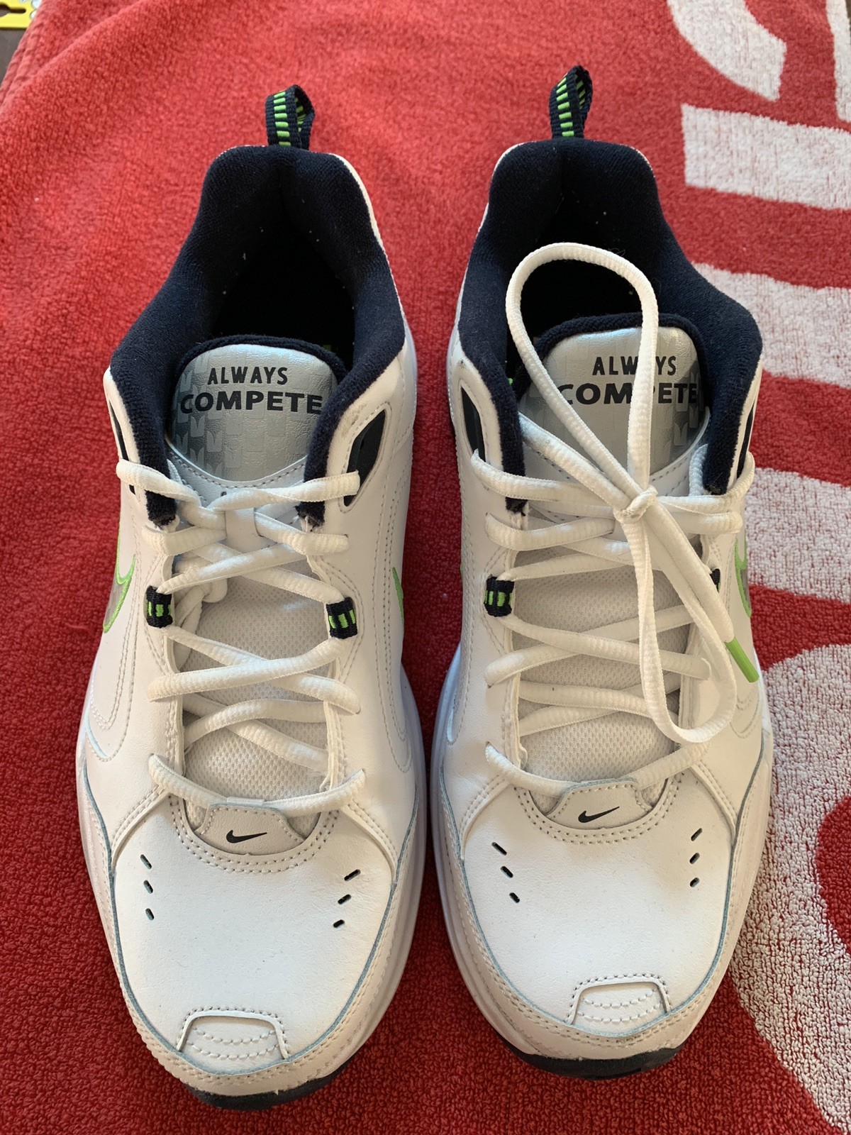 Nike Air Monarch IV 4 Pete Pete 4 Carroll Seattle Seahawks PE Promo Sample US Size 10 b9ab64 Nike Air Monarch IV 4 Pete Pete 4 Carroll Seattle Seahawks PE Promo Sample US Size 10 b9ab64