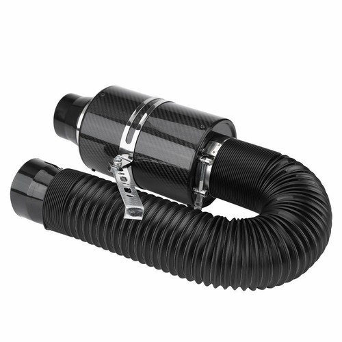 Universal Cold Air Intake System 3" Air Filter Carbon Fiber Induction Kit Hose - Bild 3 von 12