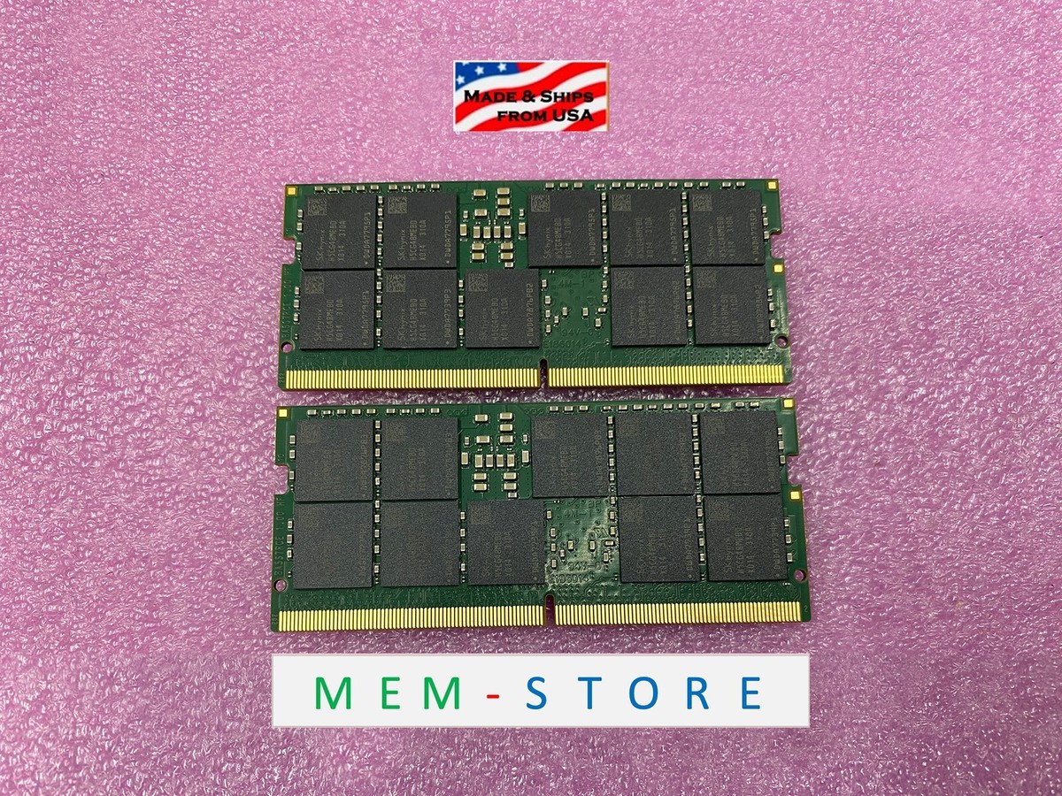 64GB 2x 32GB ECC SODIMM PC5-4800 DDR5 RAM Compatible for Precision 