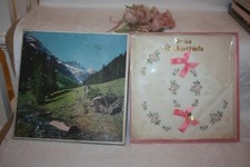 Vintage feine Baumwolle verpackt Damen Taschent&uuml;cher mit Spitze & Stickerei 4645