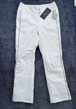 NWT NILS Womens Dominique Special Ed. Insulated Ski Snow Pants SZ. 8 White 3118