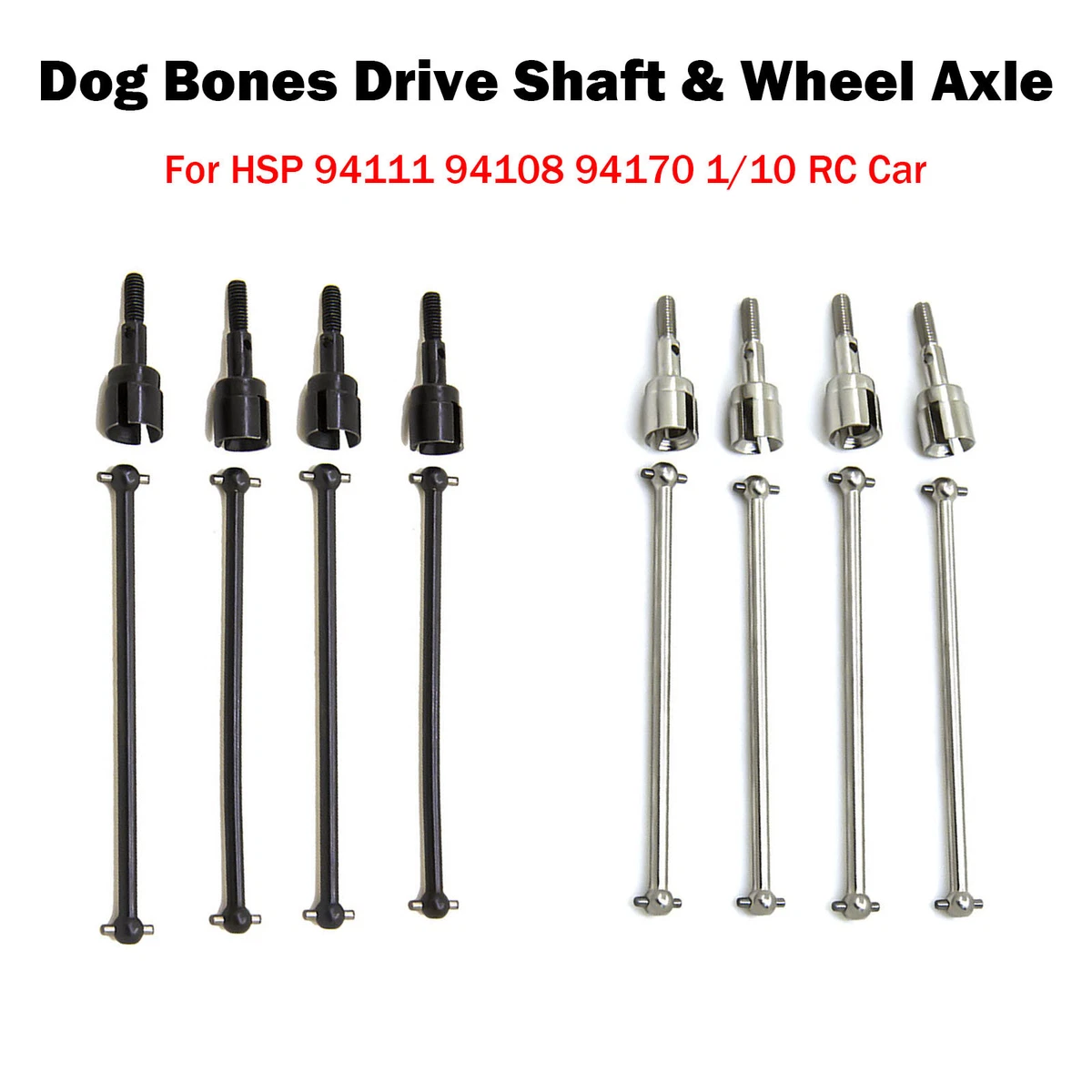 89.5mm Dog Bone E Semiassi Per RC 1/10 HSP 94111 &ndash; Antriebswelle E Asse Ruota