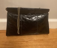 Black Clutch, Alligator Skin