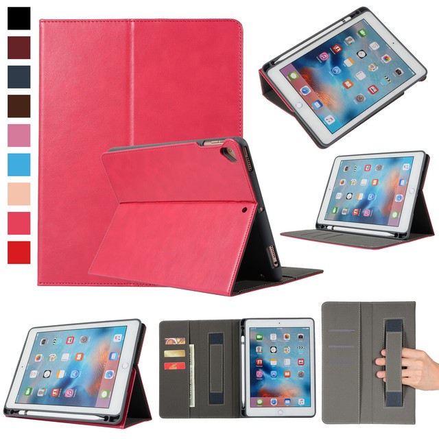 Premium Leather Case For iPad 6th Generation 9.7" 2018 With Apple