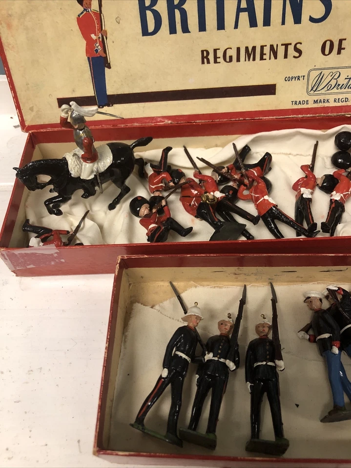 38 Piezas Gran Bretaña: Juego en Caja - Royal Marines. Ametralladoras de posguerra c1960 Foto 3 de 4