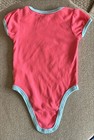 DISNEY Minnie Mouse Short Sleeve Romper "Hello World" CORAL 3-6 Months  — photo 4