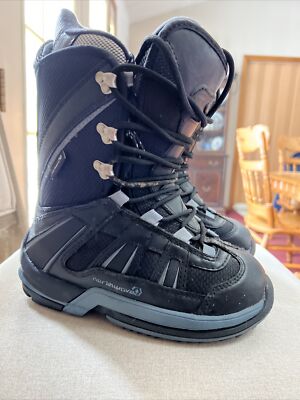 Northwave Freedom  Snowboard Boots SL Super Lace Black & Blue Size 6.5