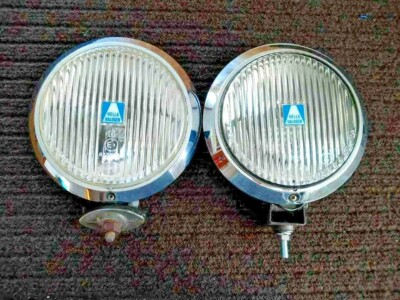 Hella 144 Chrom Nebelscheinwerfer VW Kafer Bus Posche Mercedes w108 w109 w111