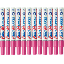 NEW 12x Artline 400XF Paint Marker Pen Bullet 2.3mm Tip Pink 400 Box