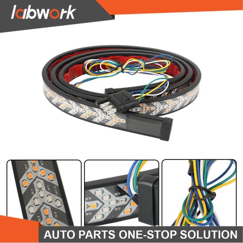Labwork Turn Signal Tail Reverse Light Bar 60 inch 528-LED Truck Strip Tailgate - Picture 9 of 13