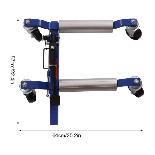 Set of (2) 1300 lbs Vehicle Positioning Wheel Dolly Lift Moving Tire Lifting NEW - Foto 2 di 10