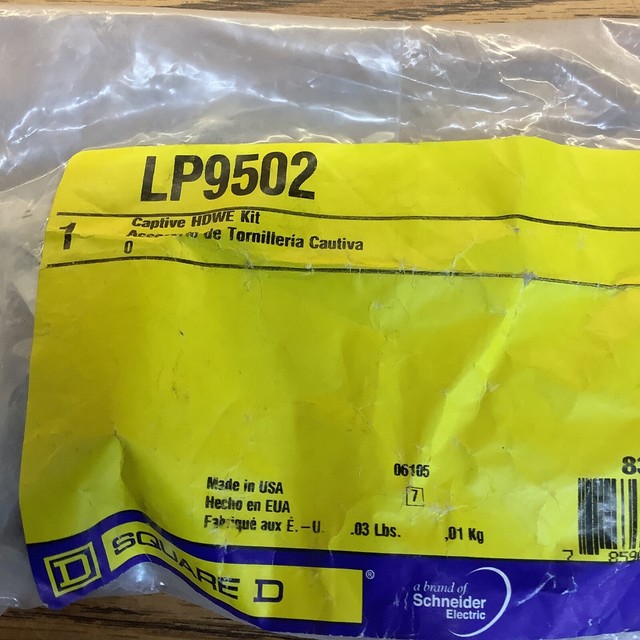 LP9502 Square D Captive Panelboard Hardware Kit for sale online eBay