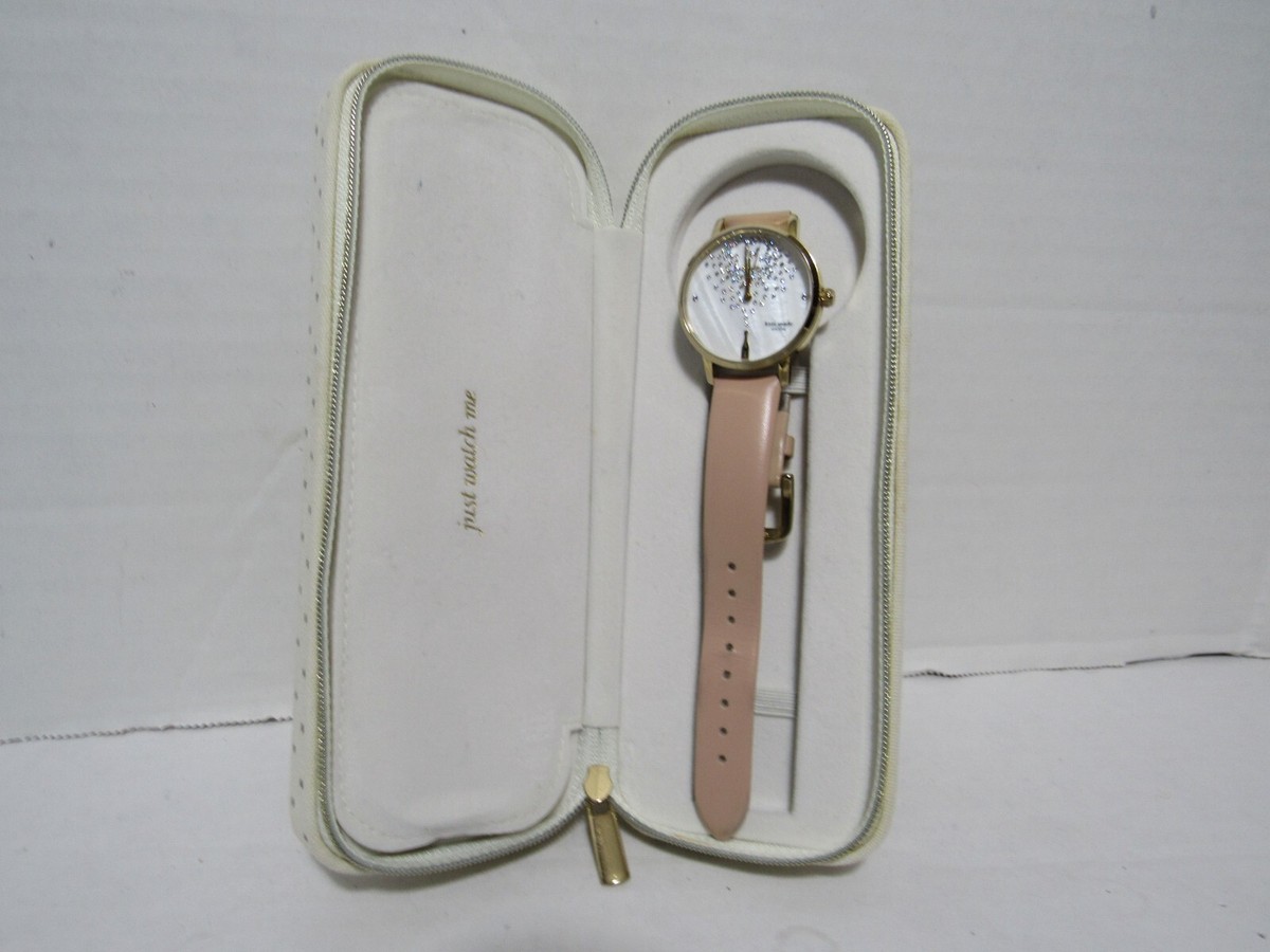 Kate Spade Women\'s Metro Tan Vachetta Leather Strap Watch 34mm KSW1015 Metro 5 O main image 4