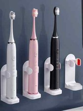 1pc Electric Toothbrush Holder, Wall-mounted Household Toothbrush Rack