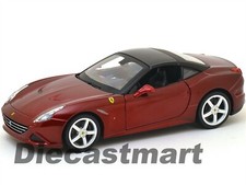 FERRARI CALIFORNIA T BURGUNDY CLOSED TOP 1:24 DIECAST MODEL CAR BY BBURAGO 26002