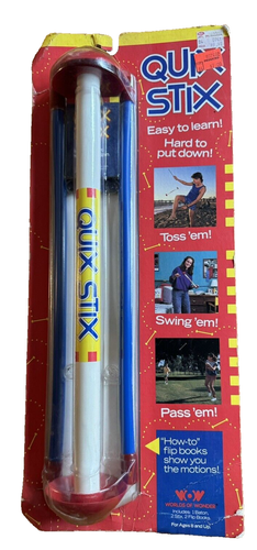 Vintage 1989 Quix Stix Balance Juggling Game World of Wonder Summer Fun Sealed