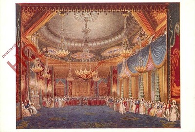Ansichtskarte - Brighton, der königliche Pavillon, das Musikzimmer, John Nash