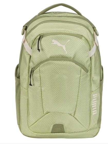 Puma Backpack Challenger 2 Green Pockets Reflective