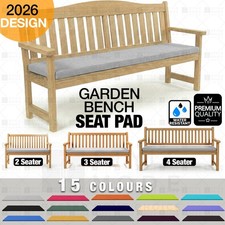 Outdoor Waterproof Fabric 2 3 4 Seater Bench Pad Garden Furniture Seat Cushion