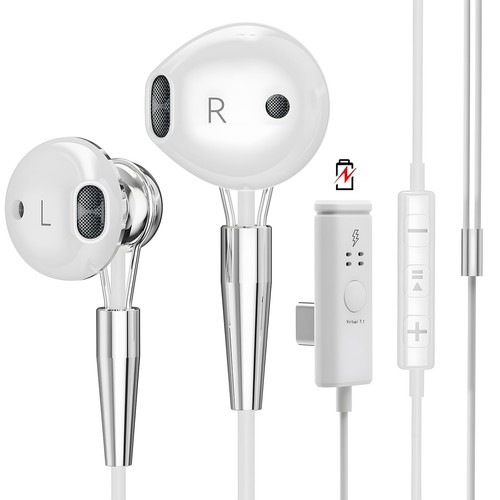 Wired Gaming Earbuds with ENC Microphone, 60W Fast Charge Port, USB C 7.1 Gam...