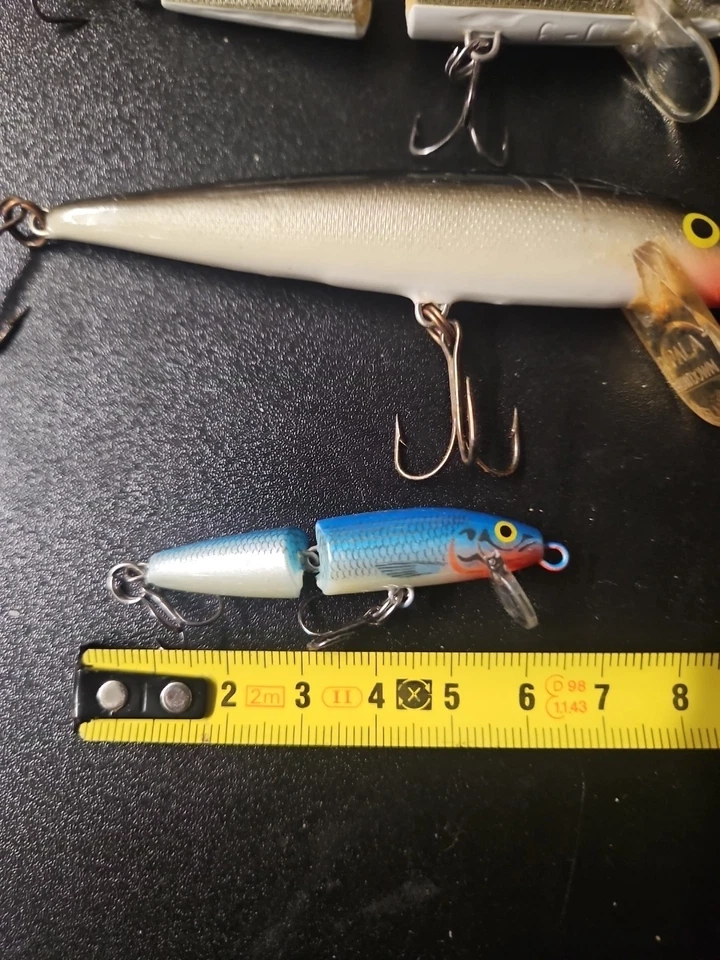 10 X Rapala Wobbler Hecht Wels Barsch Zander Crankbait Hartbait Selten Sammler - Bild 3 von 4