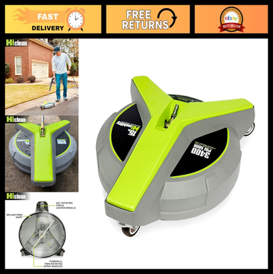 #ad 15quot; Pressure Washer Surface Cleaner with Wheels 3400 PSI for Concrete Patio D $97.99