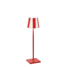 Zafferano - Poldina Pro Lido Shade RED - Ceramic Designer Lampshade NEW NIB 