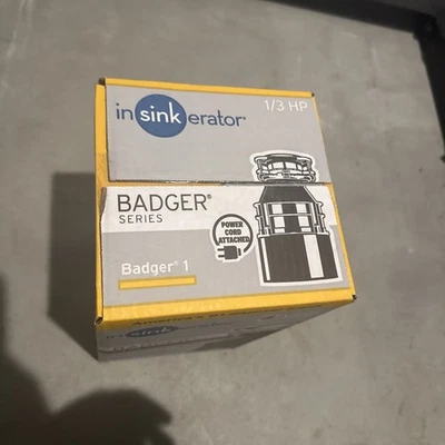 InSinkErator Badger Garbage Disposal 1/3 HP