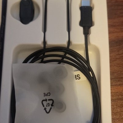PALOVUE EarflowC USB-C In-Ear Earphones Black Magnetic In-line Control