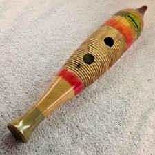 Rhythm Band Wood Guiro Maginun Made In Mexico vintage old