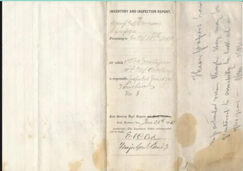 Civil War Virginia -Document lot, 1862, 1863. Muster Roll and Much More