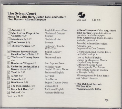 Linn Barnes - Allison Hampton - The Sylvan Court (CD) (Very Good Plus (VG+)) - 3 - Bild 2 von 4