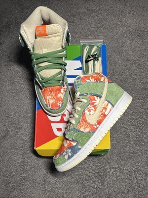 Nike SB Dunk High Pro Hawaii Maui Wowie Size 9 Mens Original Box CZ2232-300