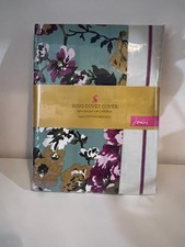 Joules Cambridge Floral King Size Duvet Cover in Mineral Green