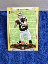 2014 Topps Johnny Manziel Gold RC Rookie /2014