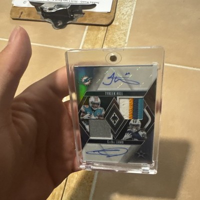 2023 Panini Phoenix Tyreek Hill/CeeDee Lamb Dual Patch Auto /50 Silver
